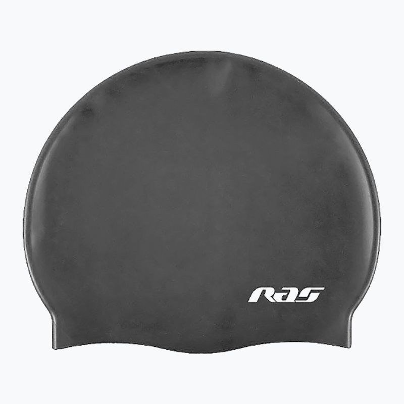 RAS Silicone swimming cap dark grey