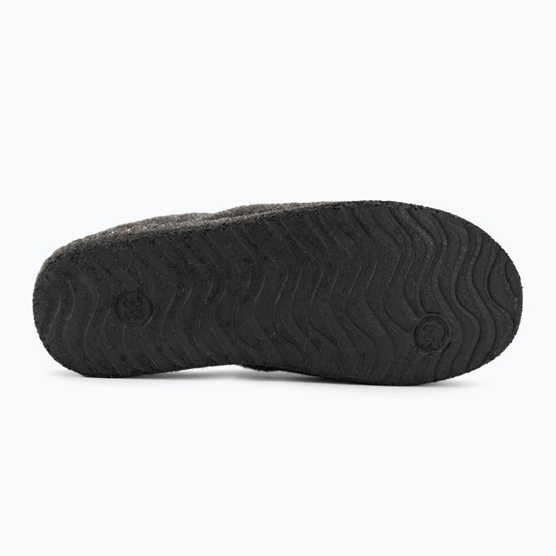 Nuvola Zueco New Wool dark grey winter slippers 5