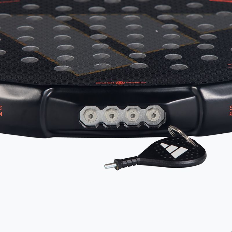 Padel racket adidas Metalbone 2026 black/red 10