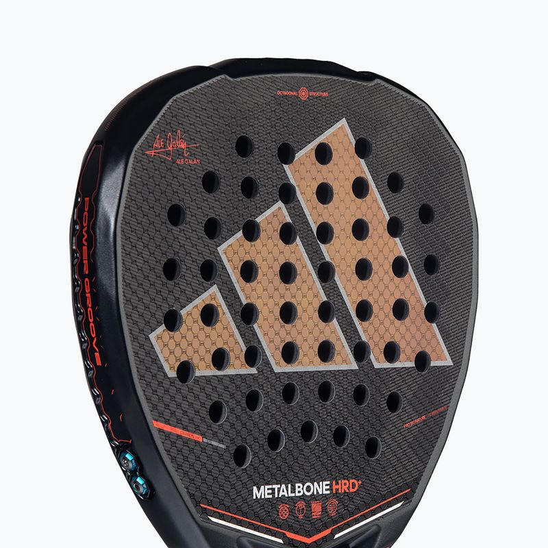 Padel racket adidas Metalbone Hrd+ 2026 black/red 5