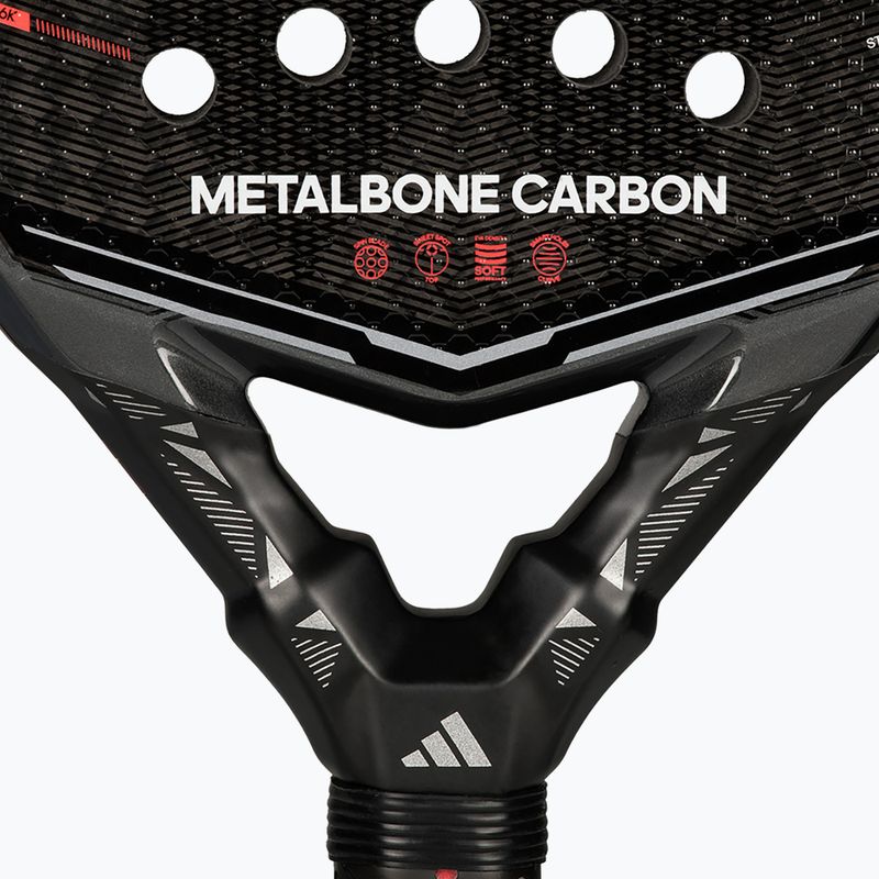 Padel racket adidas Metalbone Carbon 2026 black/red 7