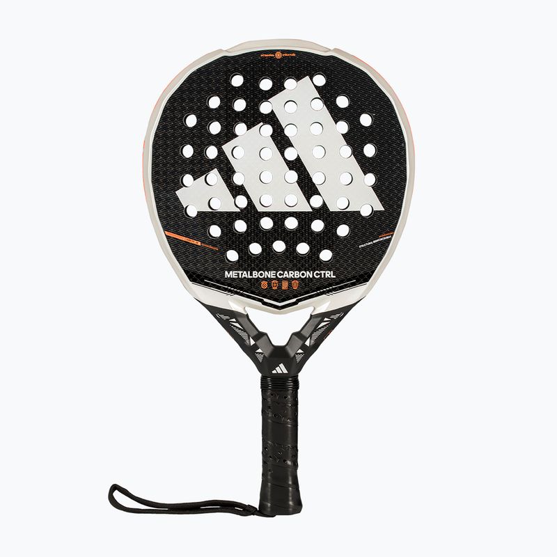 Padel racket adidas Metalbone Carbon CTRL 2026 white/black