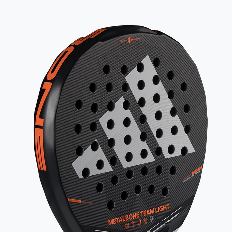 Padel racket adidas Metalbone Team Light 2026 black/white 5
