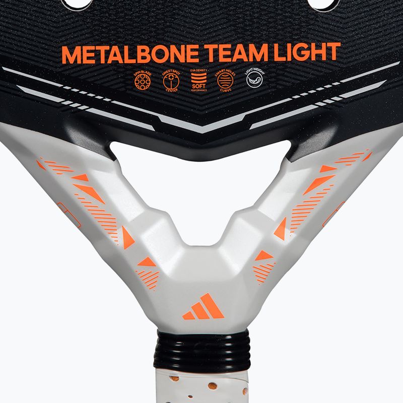 Padel racket adidas Metalbone Team Light 2026 black/white 7