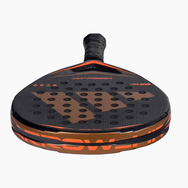Padel racket adidas Arrow Hit Carbon CTRL anthracite/orange 4