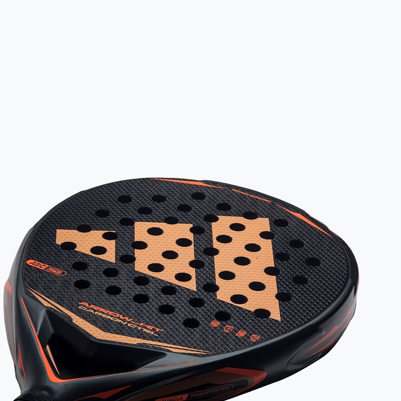 Padel racket adidas Arrow Hit Carbon CTRL anthracite/orange 6