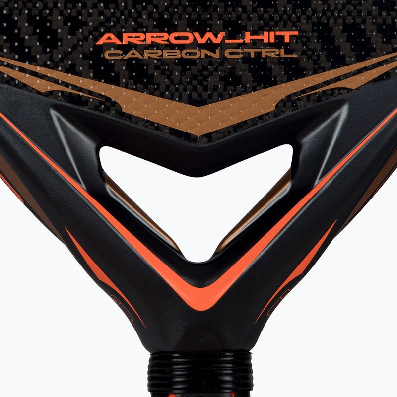 Padel racket adidas Arrow Hit Carbon CTRL anthracite/orange 7