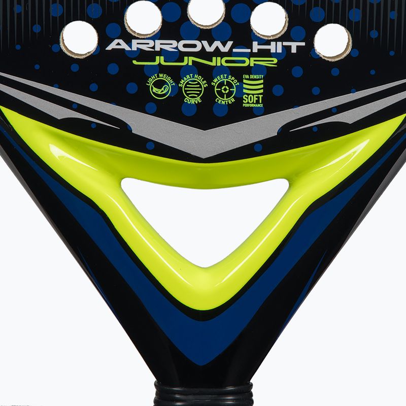 Children's padel racket adidas Arrow Hit Junior white/blue 5