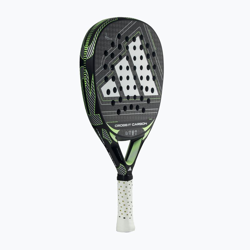 Padel racket adidas Cross IT Carbon 2026 black/lime 2