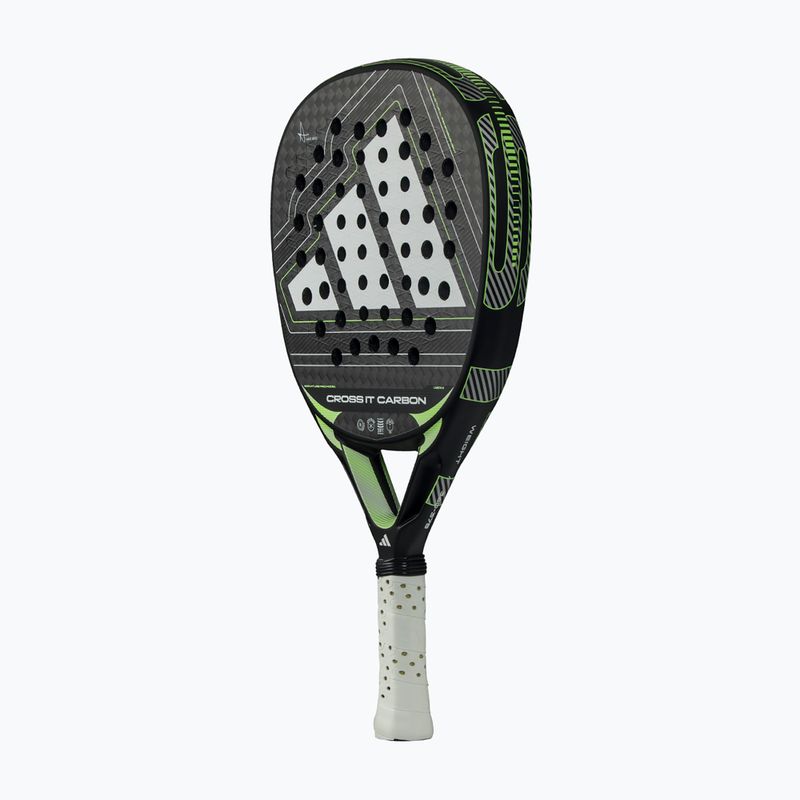 Padel racket adidas Cross IT Carbon 2026 black/lime 3