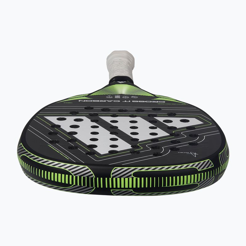Padel racket adidas Cross IT Carbon 2026 black/lime 4