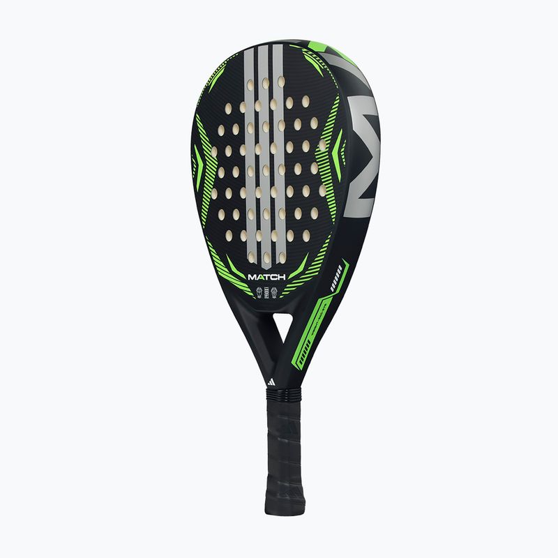 Padel racket adidas Match 2026 black/lime 3