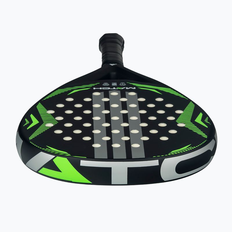 Padel racket adidas Match 2026 black/lime 4