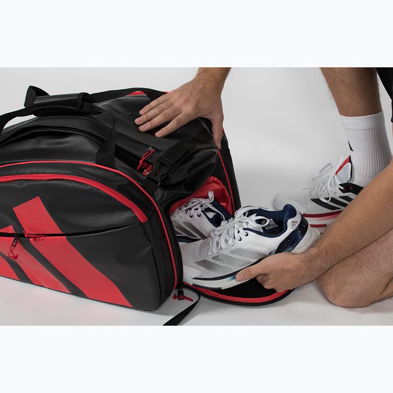 Padel bag adidas Multigame Racket Bag Ale Galán 2026 black/red 7