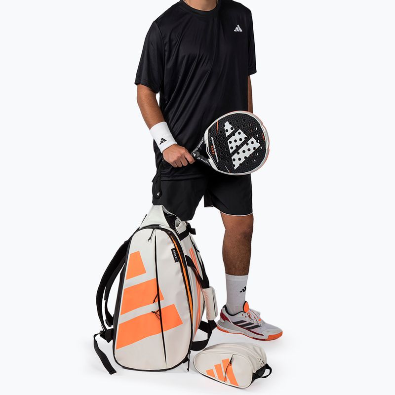 Padel bag adidas Multigame Racket Bag 2026 off white/orange 6