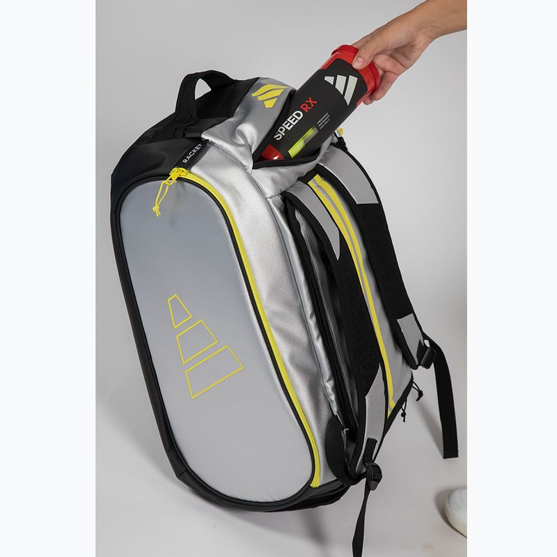 Padel bag adidas Tour Racket Bag 2026 54 l silver/lime 6