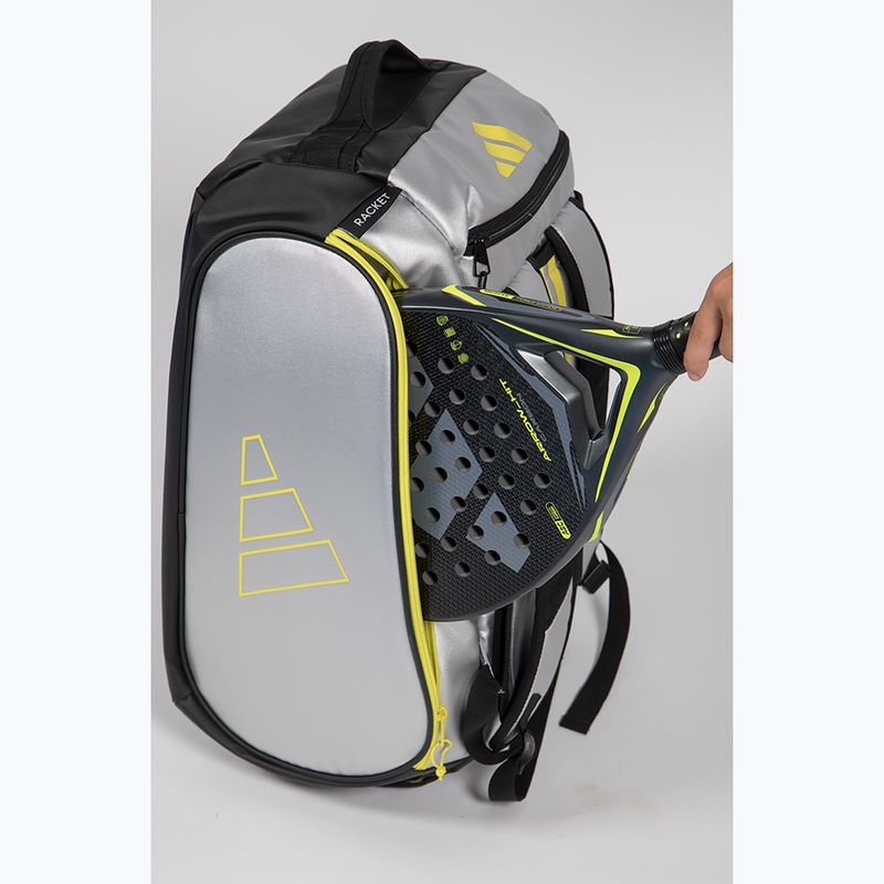 Padel bag adidas Tour Racket Bag 2026 54 l silver/lime 7