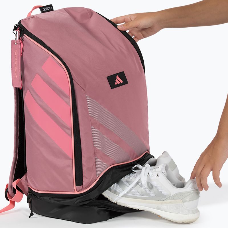 Padel backpack adidas Pro Tour Martita Ortega 2026 40 l pink/black 7