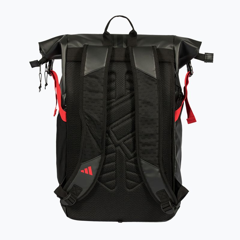 Padel backpack adidas Multigame Ale Galán 2026 48 l black/red 3