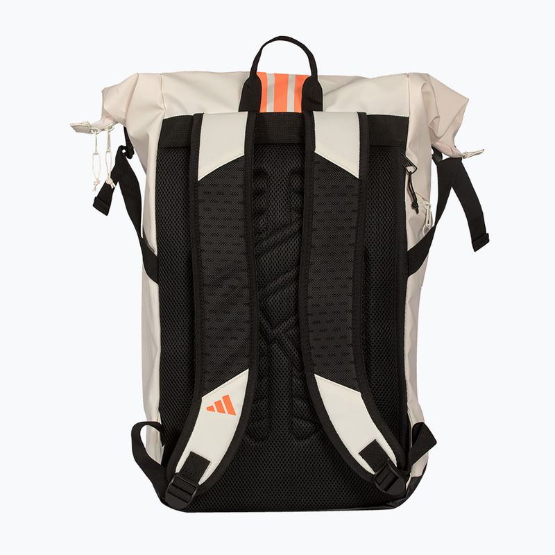 Padel backpack adidas Multigame 2026 48 l off white/orange 3