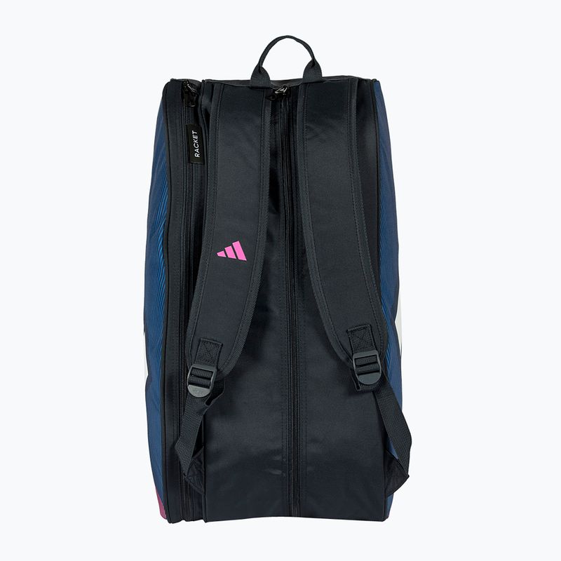 Padel bag adidas Control Racket Bag 2026 blue/pink 4