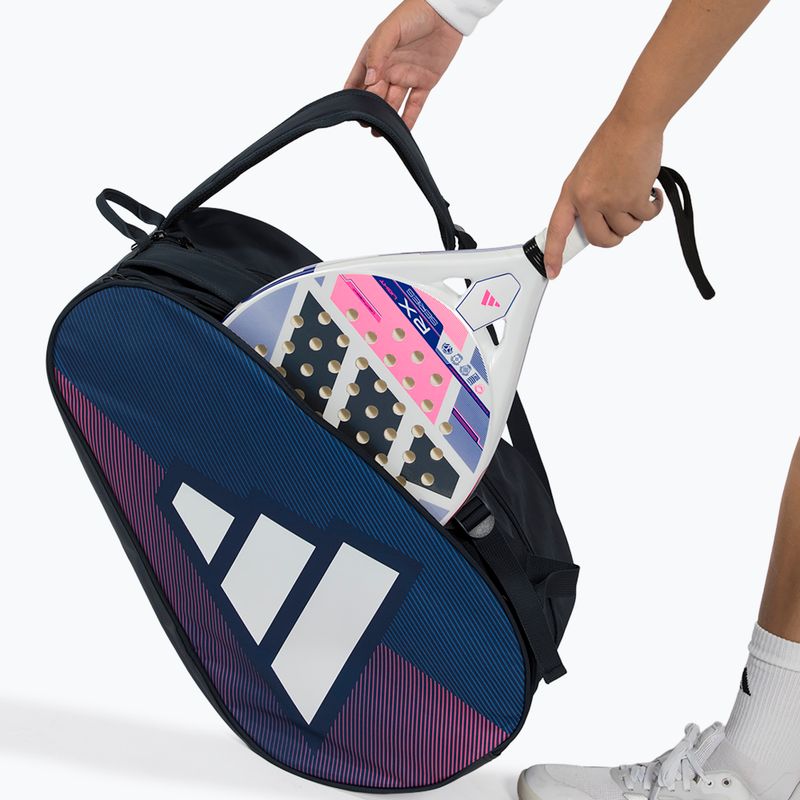 Padel bag adidas Control Racket Bag 2026 blue/pink 6