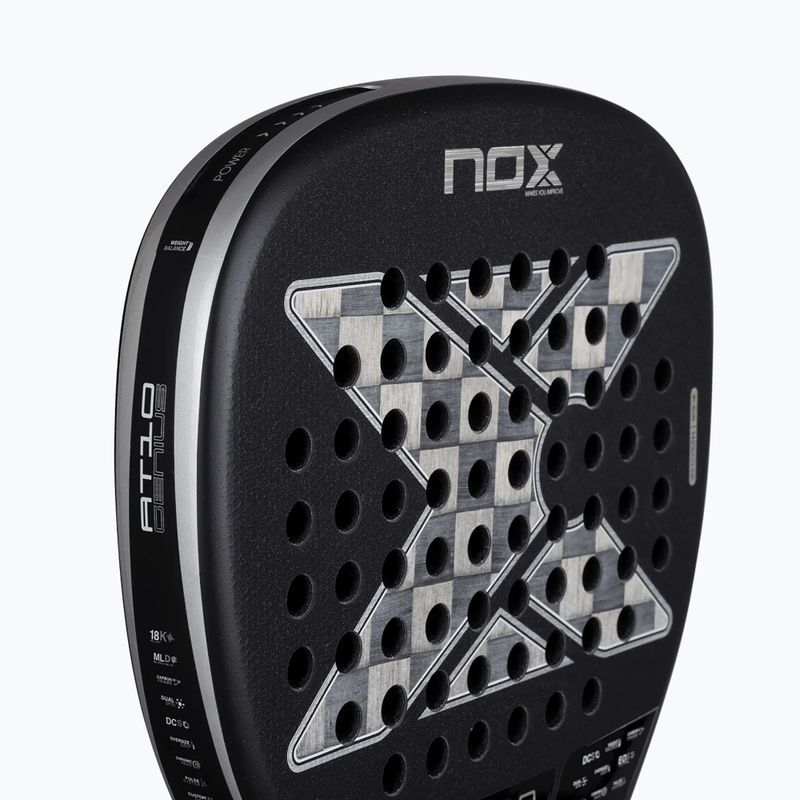 Padel racket NOX AT10 Genius Attack 18K Alum By Agustin Tapia 6