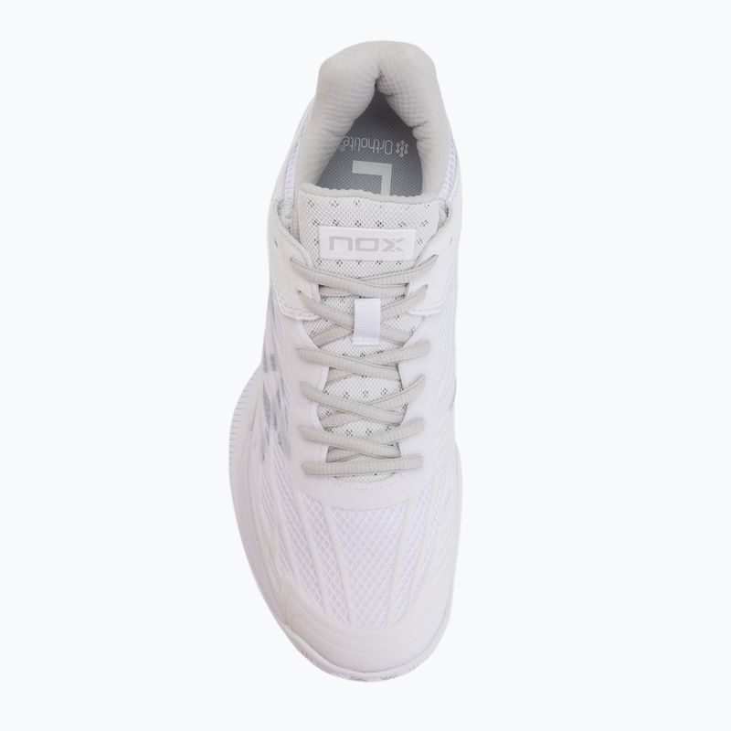 Padel shoes NOX AT10 Lux white/grey 5