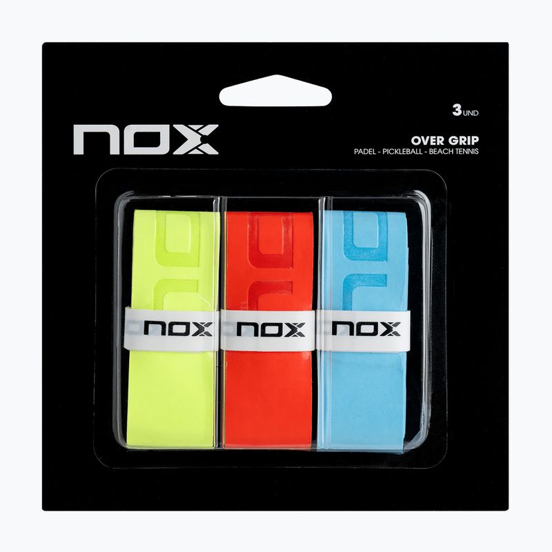 Padel wraps NOX Pro Overgrip 3 pcs multicolour