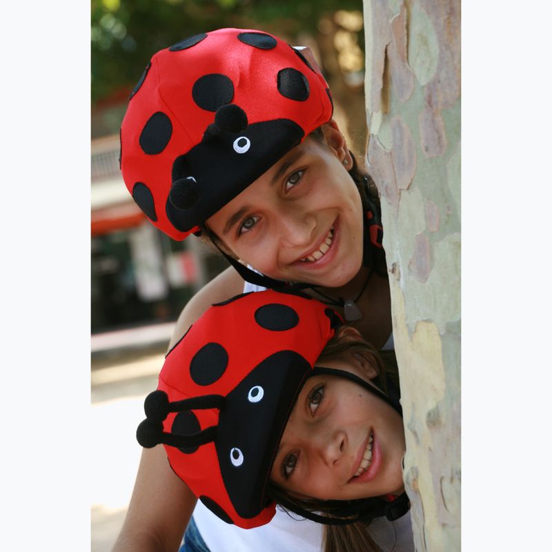 COOLCASC Ladybird helmet overlay red 001 7