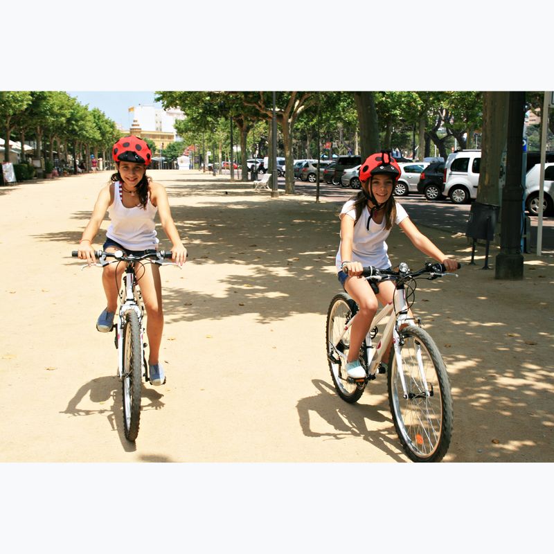 COOLCASC Ladybird helmet overlay red 001 9