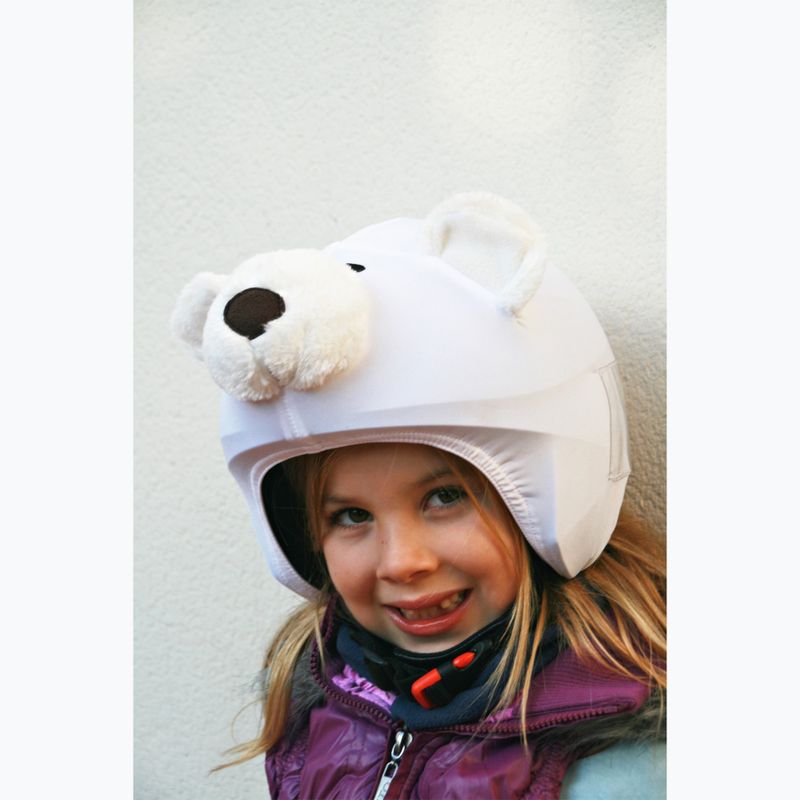 COOLCASC Polar Bear helmet overlay 11