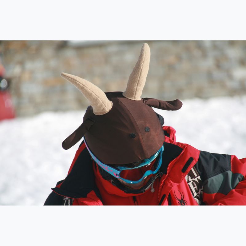 COOLCASC Goat helmet cap brown 18 9