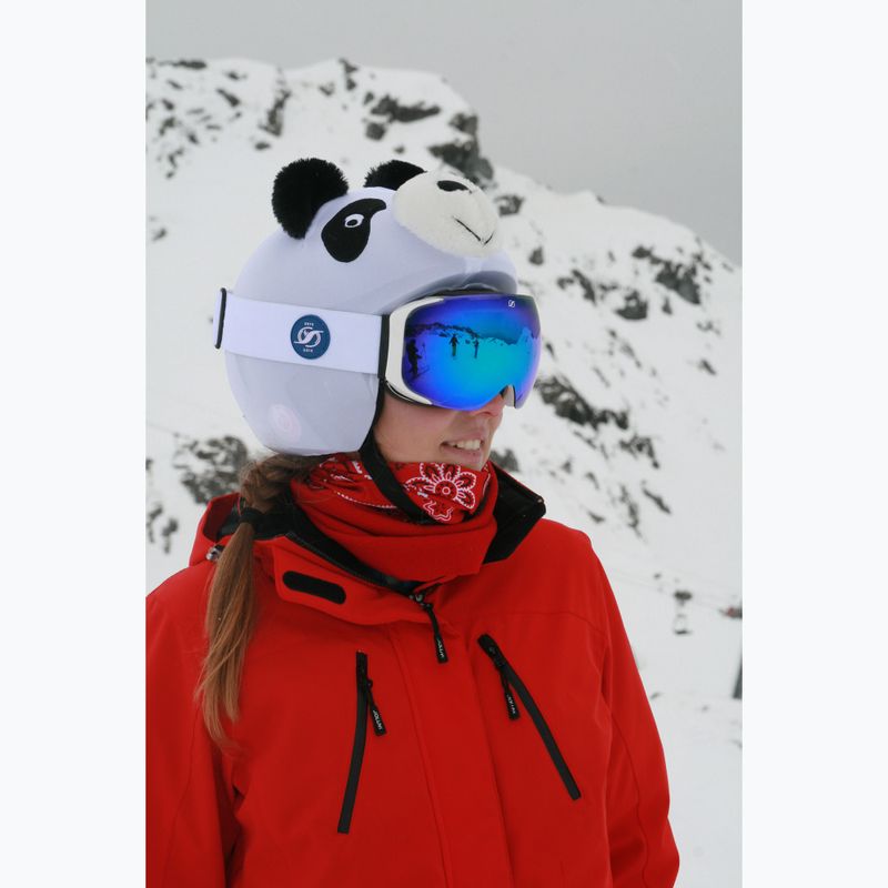 COOLCASC Panda Bear helmet overlay white 42 7
