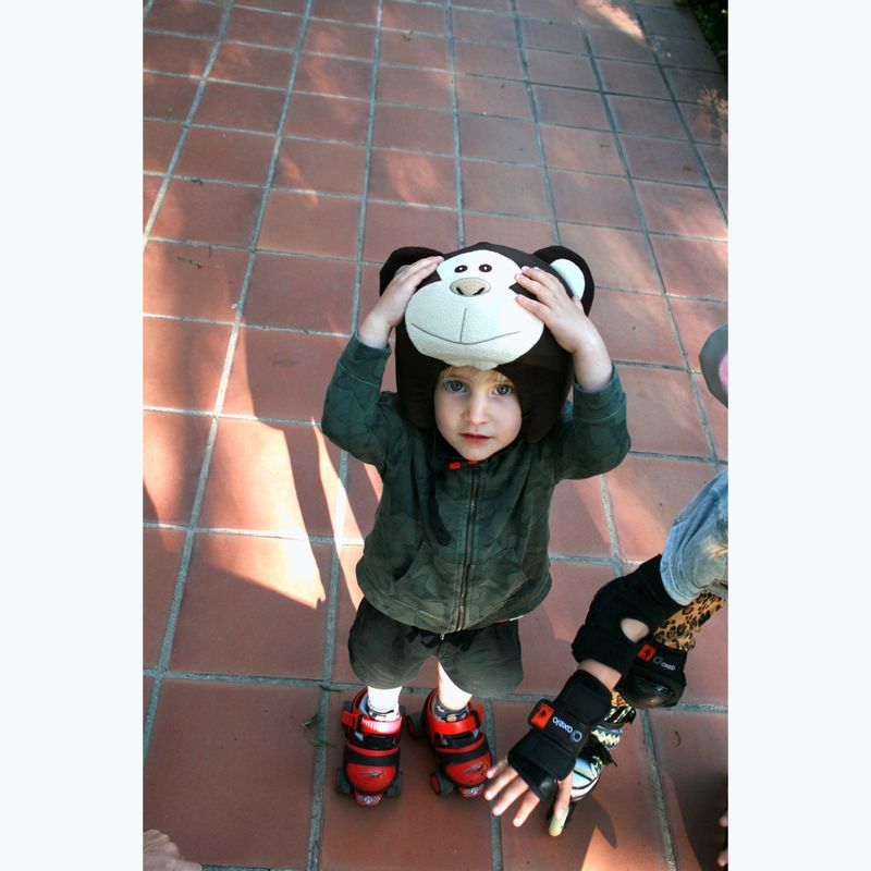 COOLCASC Monkey helmet overlay brown 48 8