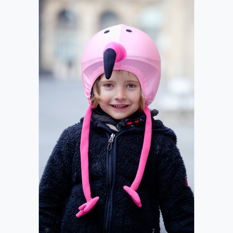 COOLCASC Flamingo pink helmet overlay 050 4