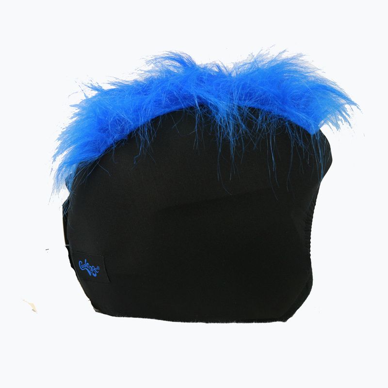 COOLCASC Helmet Cover Furry Blue 3