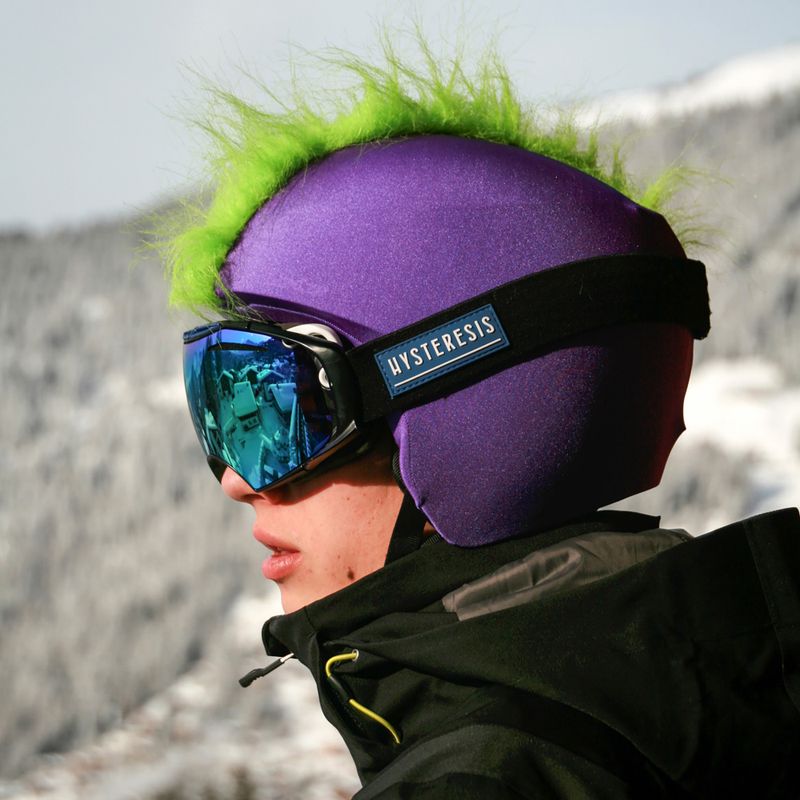 Helmet cover Coolcasc Green Mohican 7