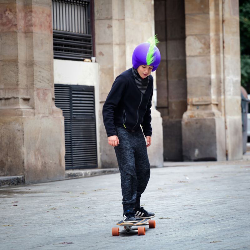 Helmet cover Coolcasc Green Mohican 8