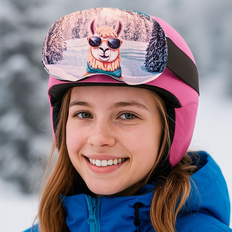 Goggle case COOLCASC Llama Goggle Cover 2