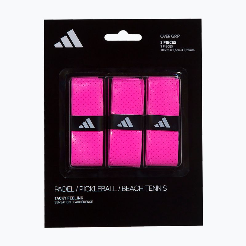 Padel racket wraps adidas Padel Overgrip Set 3 pcs. pink 4