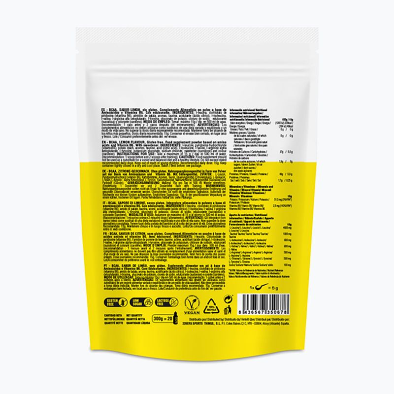 Amino acids 226ers BCAA 8:1:1 + Tyrosine + Taurine + Arginine + Vit.B6 + Potassium 300 g lemon 2