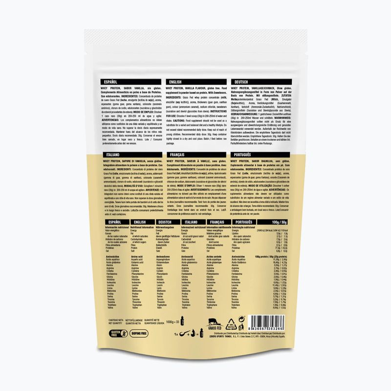 Protein supplement 226ERS Whey Protein WPC 1 kg vanilla wanilia 2