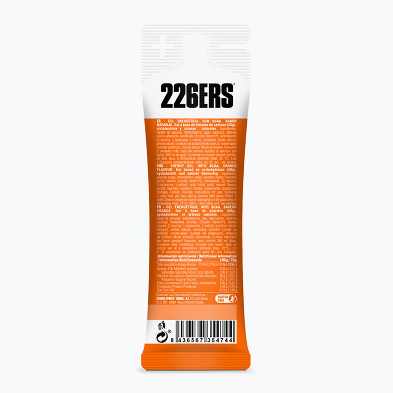 226ERS High Energy Salty BCAA energy gel 76 g orange 2