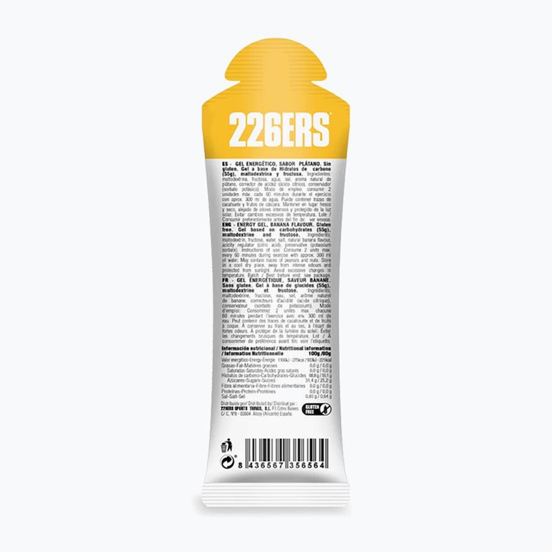 226ERS High Fructose energy gel 80 g banana 2