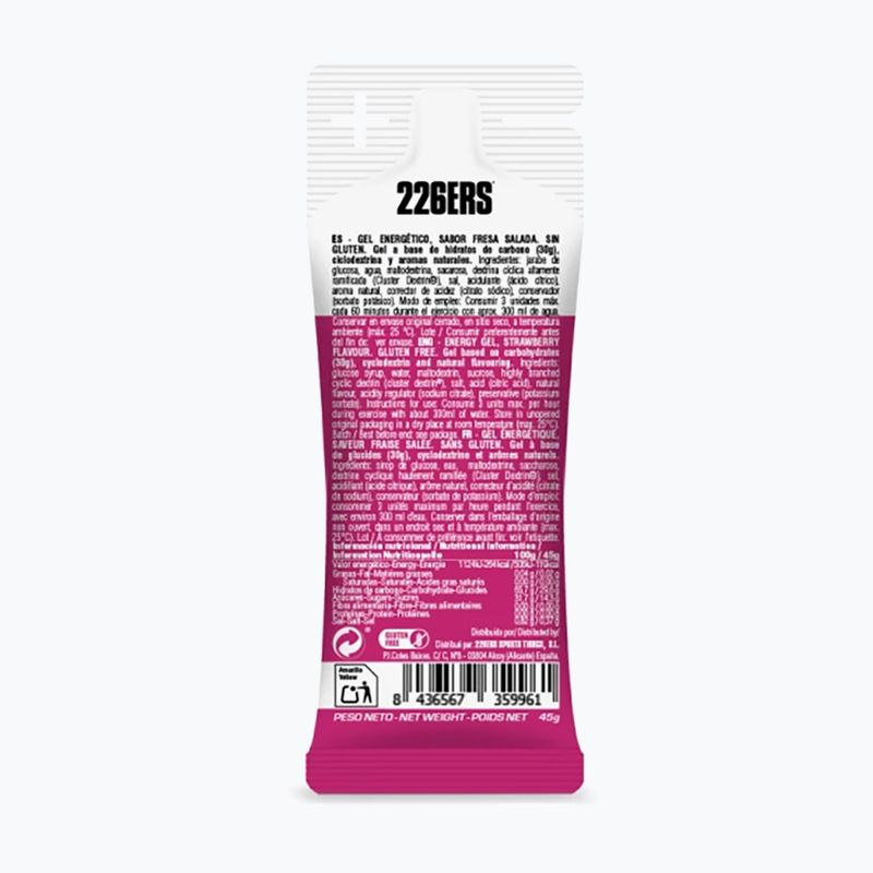 Energy gel 226ERS High Energy XS 45 g salty strawberry 2