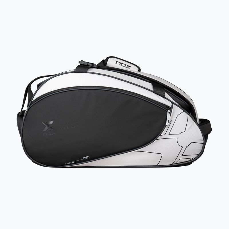 Padel bag NOX Luxury Master Series Padelbag 60 l white/black