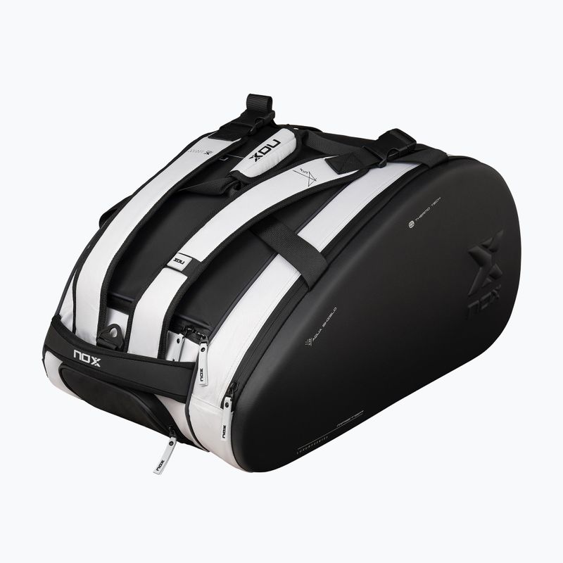 Padel bag NOX Luxury Master Series Padelbag 60 l white/black 3