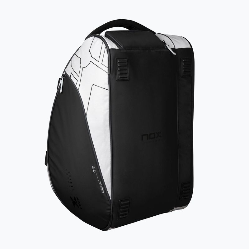 Padel bag NOX Luxury Master Series Padelbag 60 l white/black 4