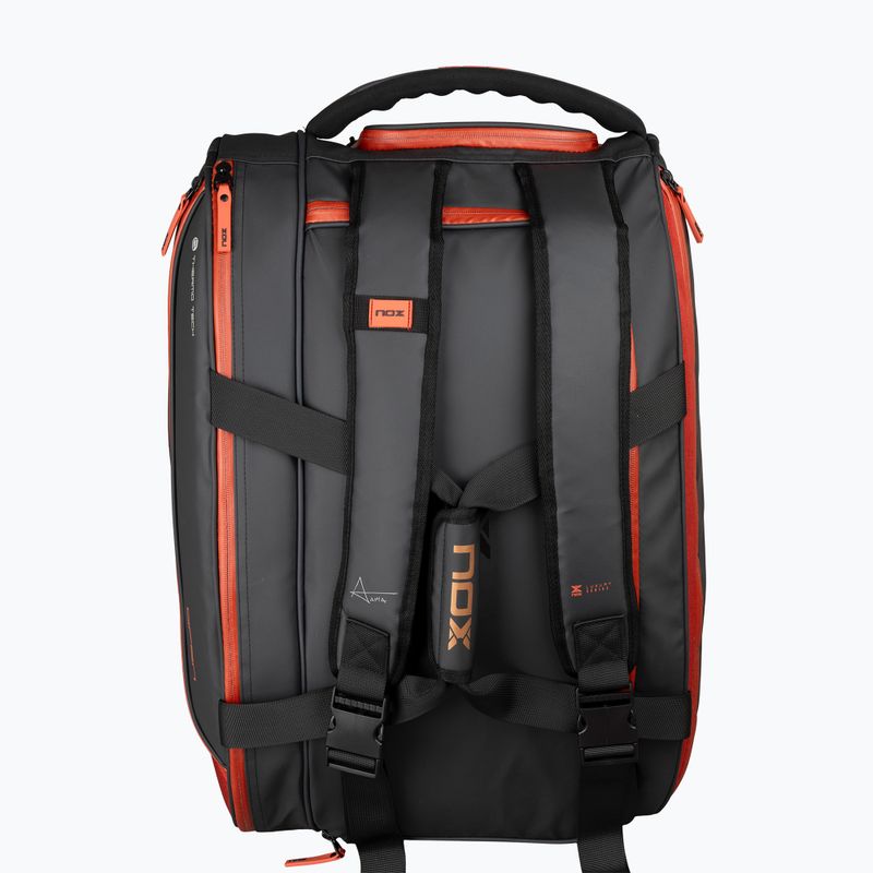 NOX Luxury Open Series padel bag 60 l black/red 7